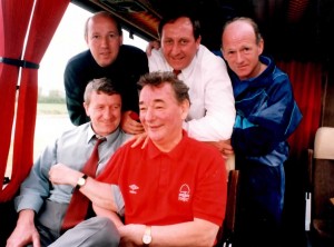 Liam O'Kane, Alan Hill, Archie Gemmill, Roy Fenton & Brian Clough